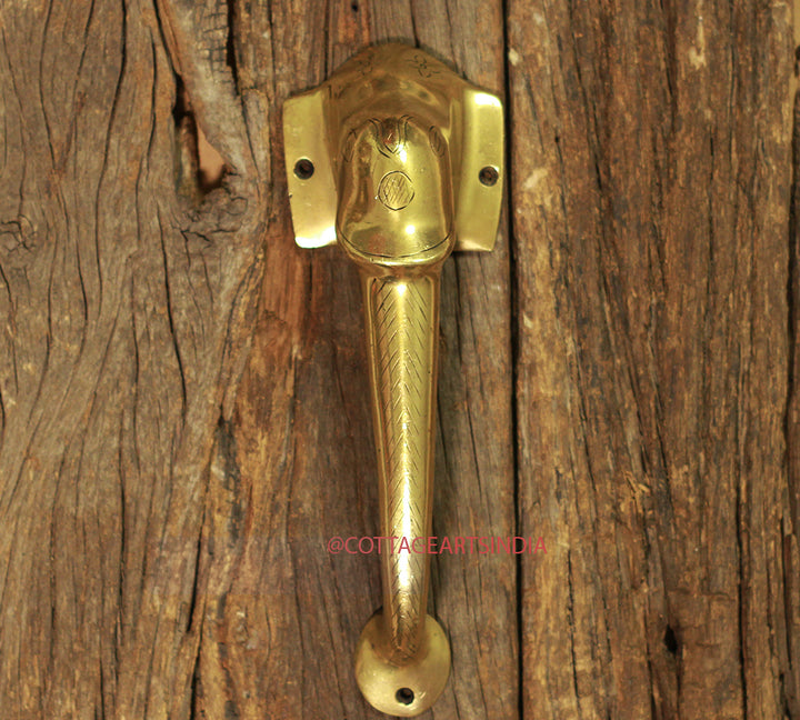 Brass Elephant Door Handlle