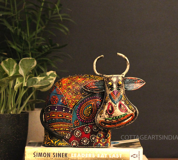 Wooden Cow Embossed Painting