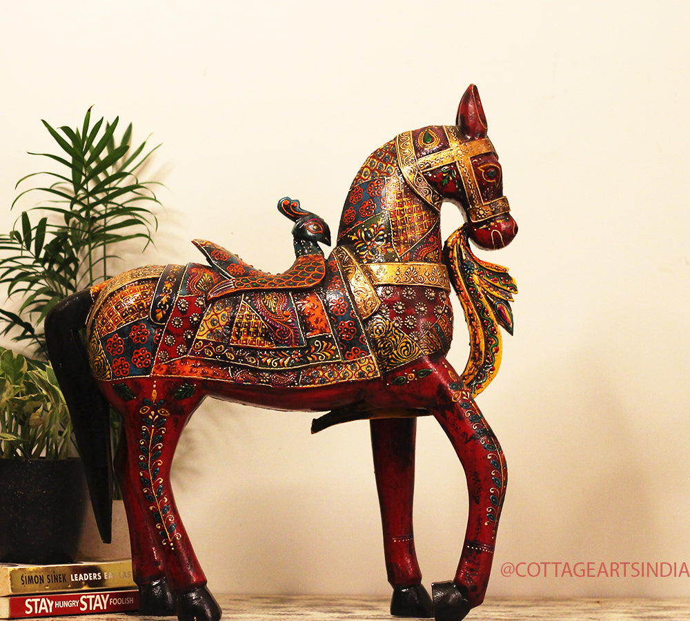 Wooden Horse 18"