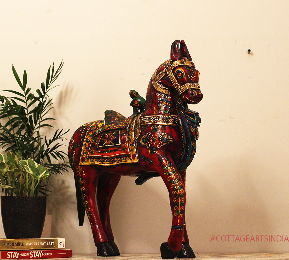 Wooden Horse 18"