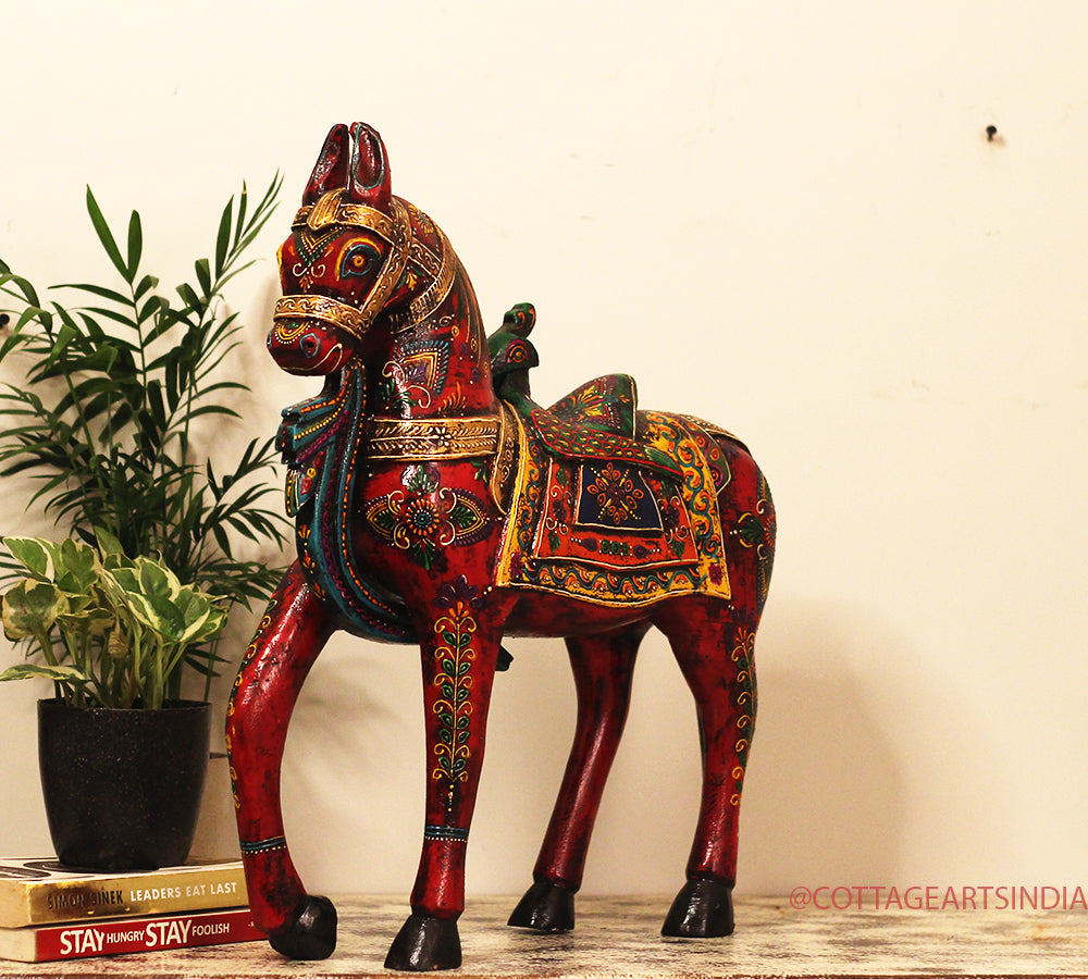 Wooden Horse 18"