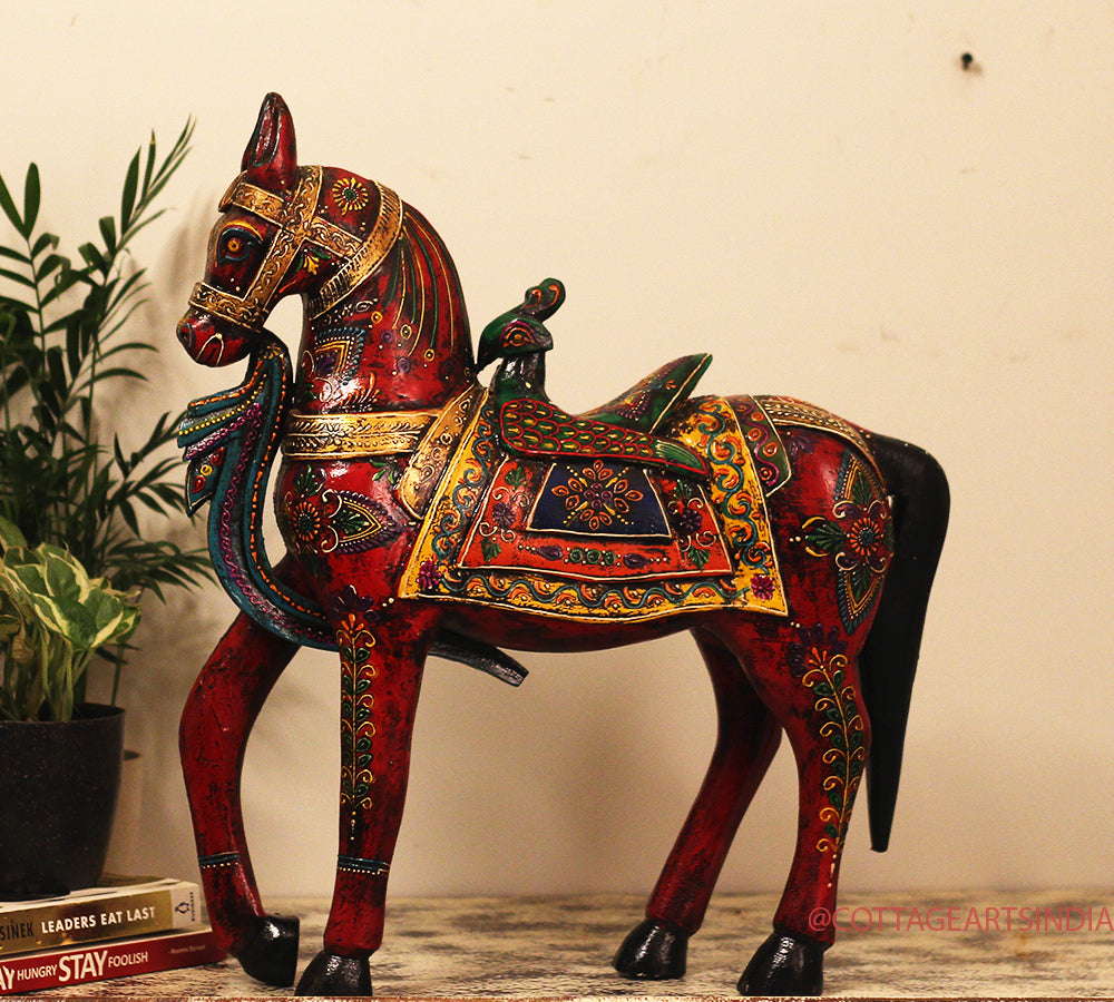 Wooden Horse 18"