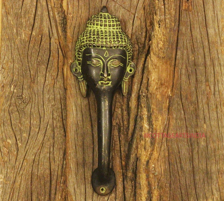 Brass Buddha Door Handle