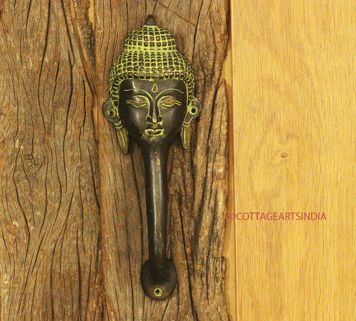 Brass Buddha Door Handle