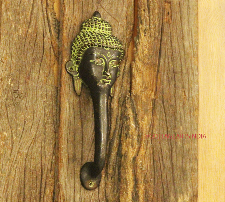 Brass Buddha Door Handle