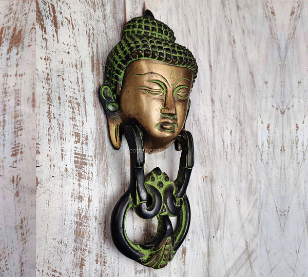 Brass Buddha  Door Knocker
