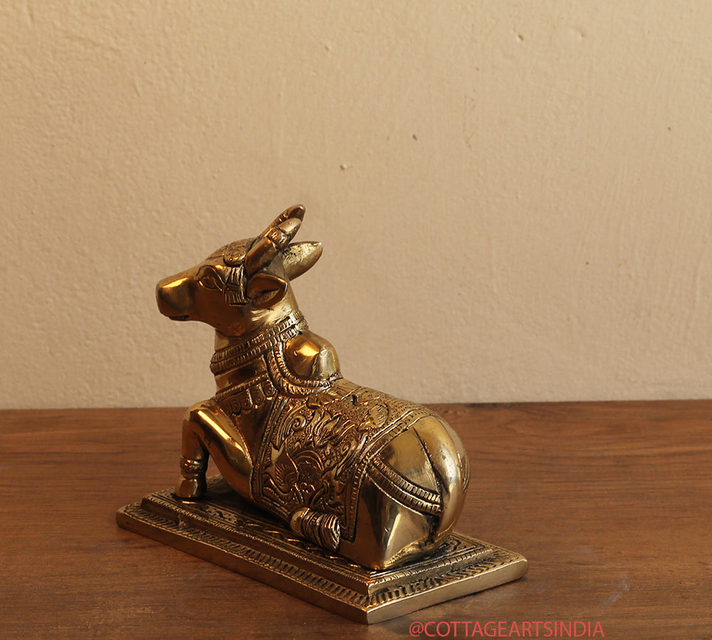 Brass Nandi With Base