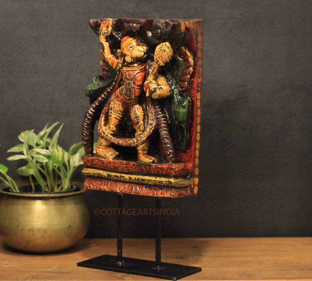 Vintage Wood /Stone Hanuman