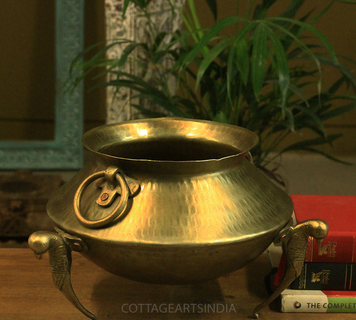 Brass  Vintage Planter