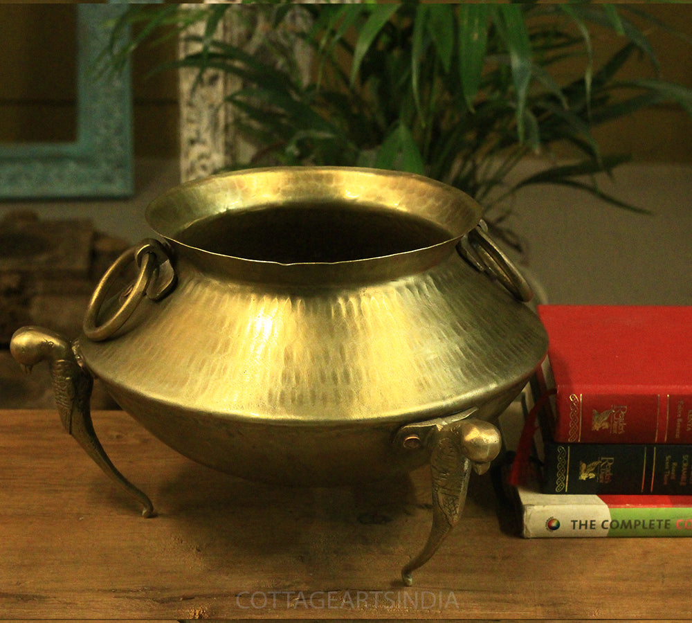 Brass  Vintage Planter