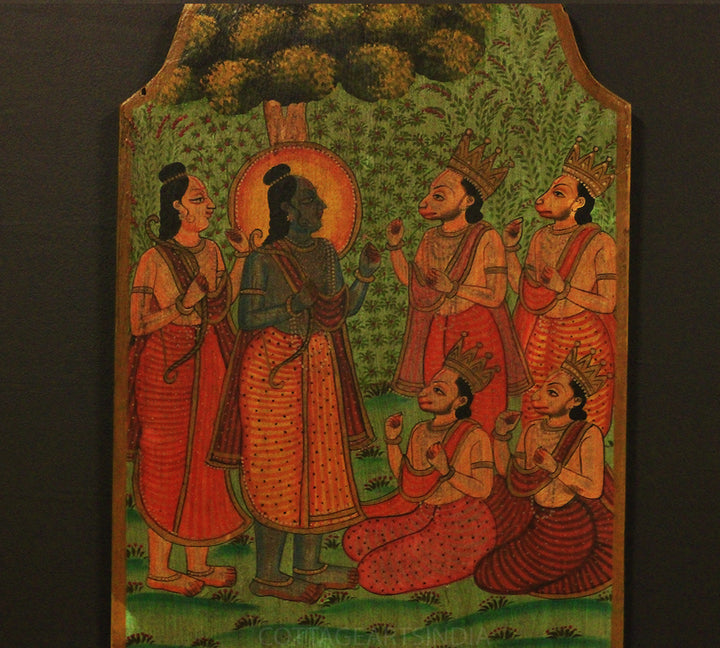 Painting on Wood - Sri Ram