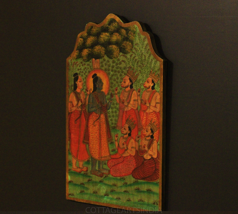 Painting on Wood - Sri Ram