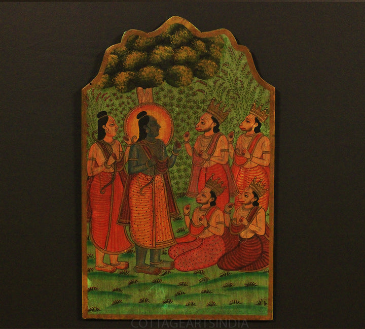 Painting on Wood - Sri Ram