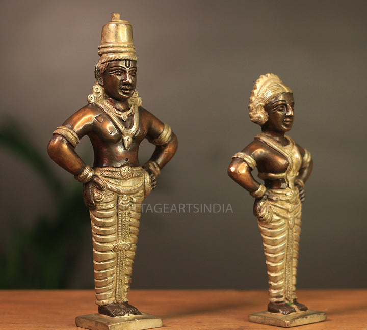 Brass Vithoba and Rakhumai