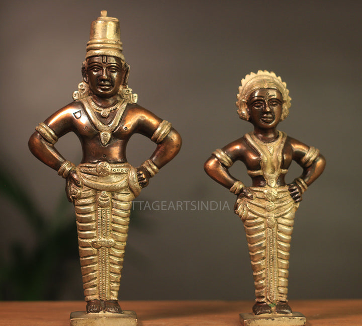 Brass Vithoba and Rakhumai