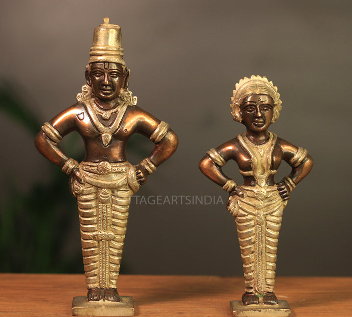 Brass Vithoba and Rakhumai