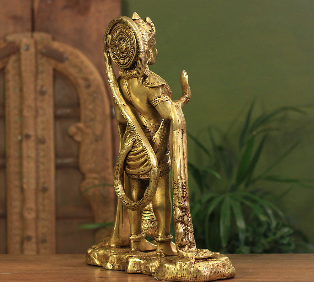 Brass Standing Hauman 17"