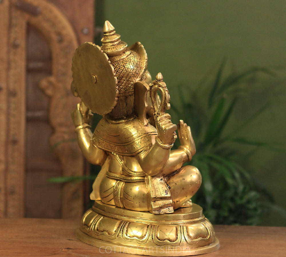 Brass Ganesh 14" Superfine