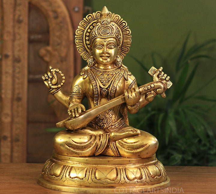 Brass Saraswati Superfine 14"