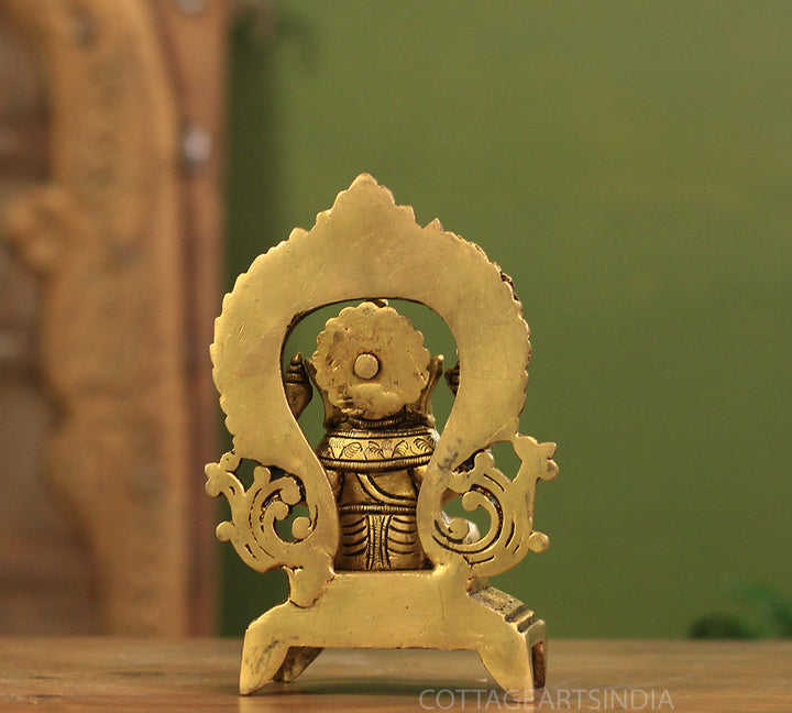 Brass Ganesh Prabhawal 6.5"