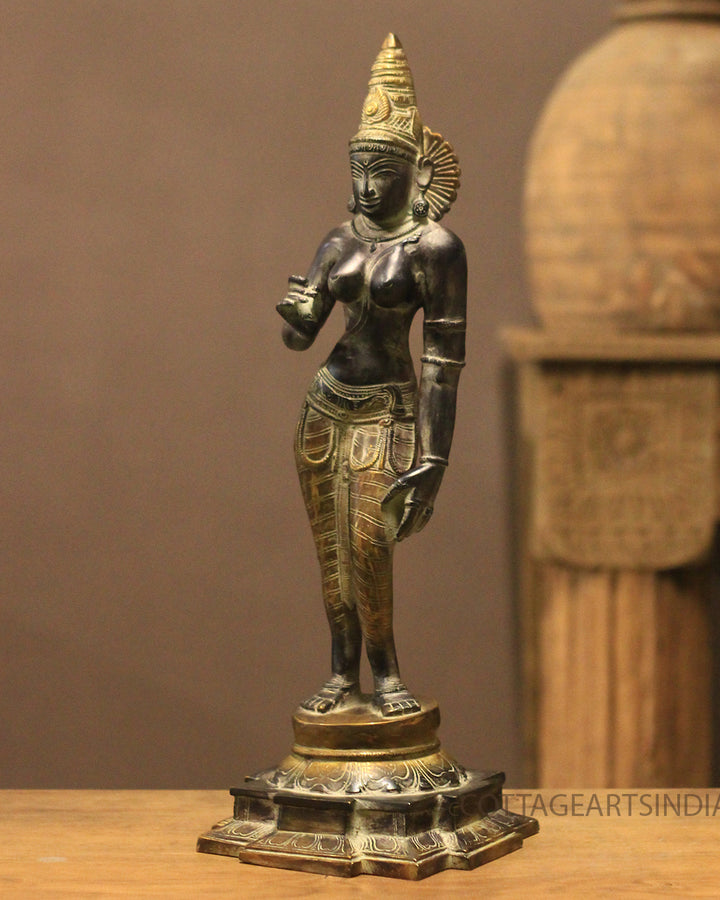 Brass Parvati 19"