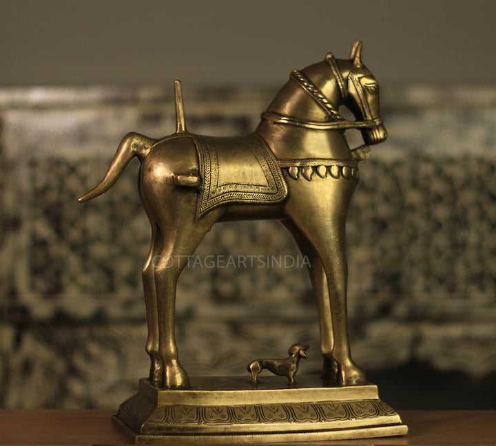 Brass Vintage Horse