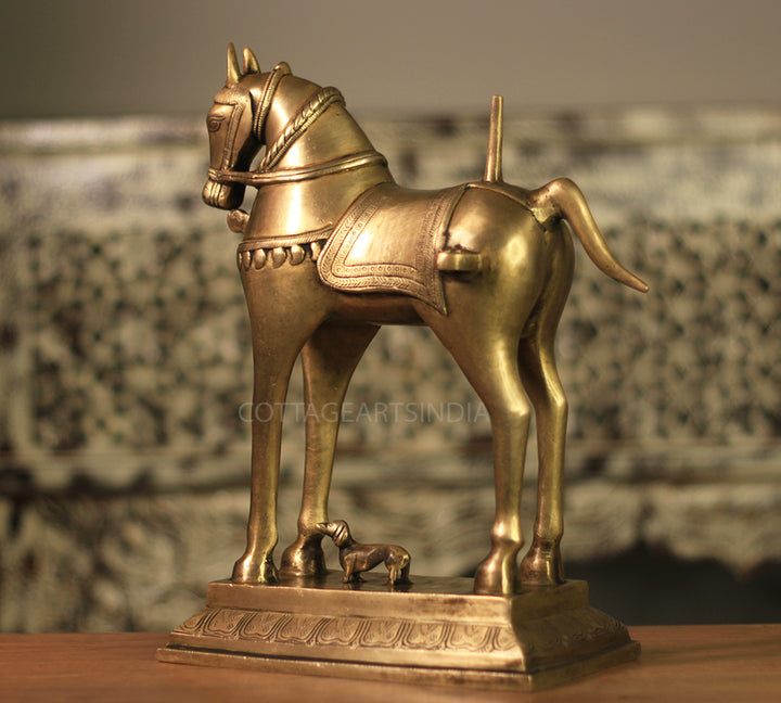 Brass Vintage Horse