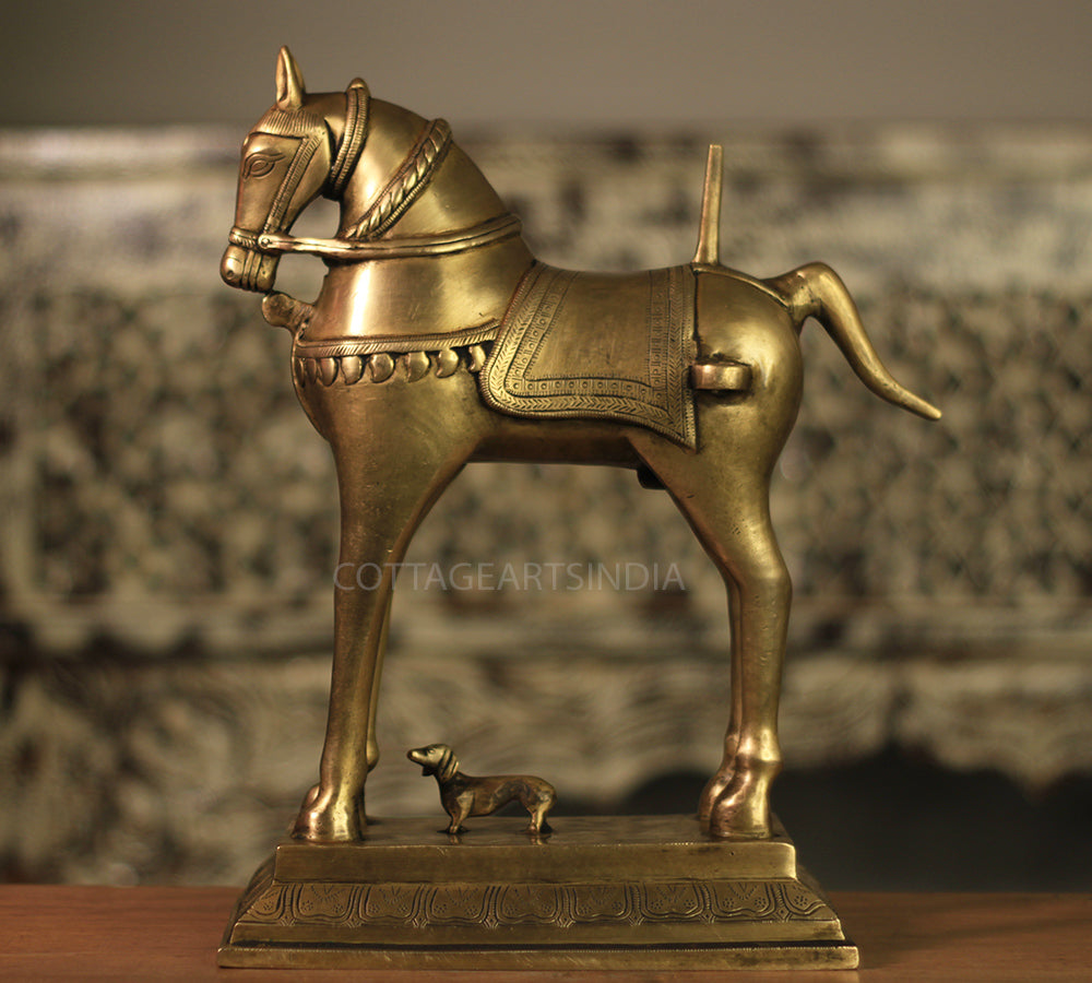 Brass Vintage Horse