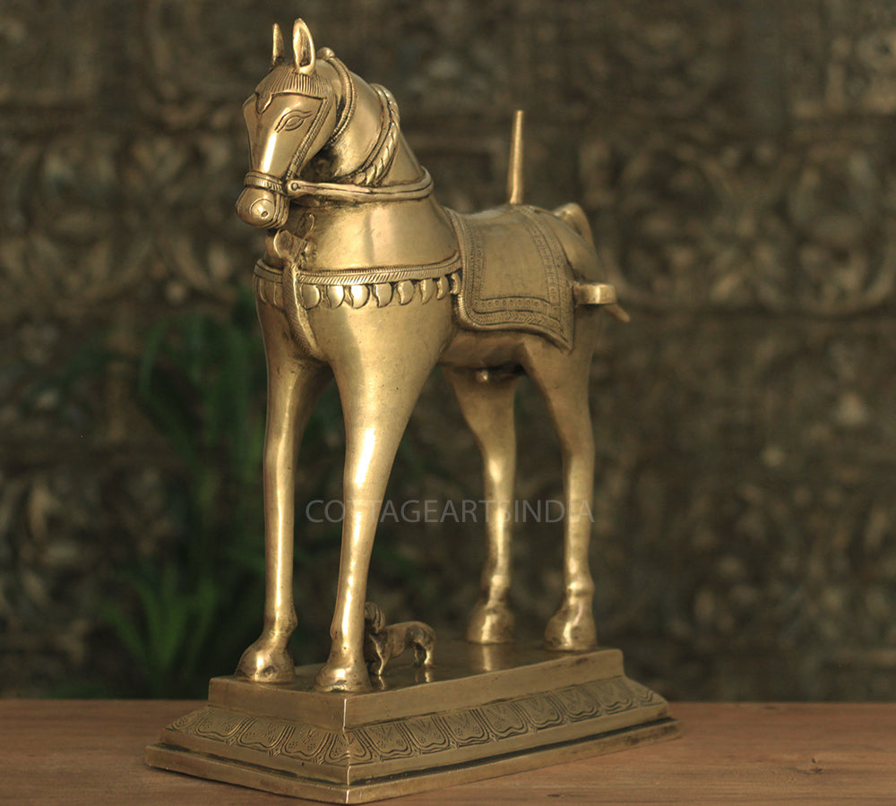 Brass Vintage Horse