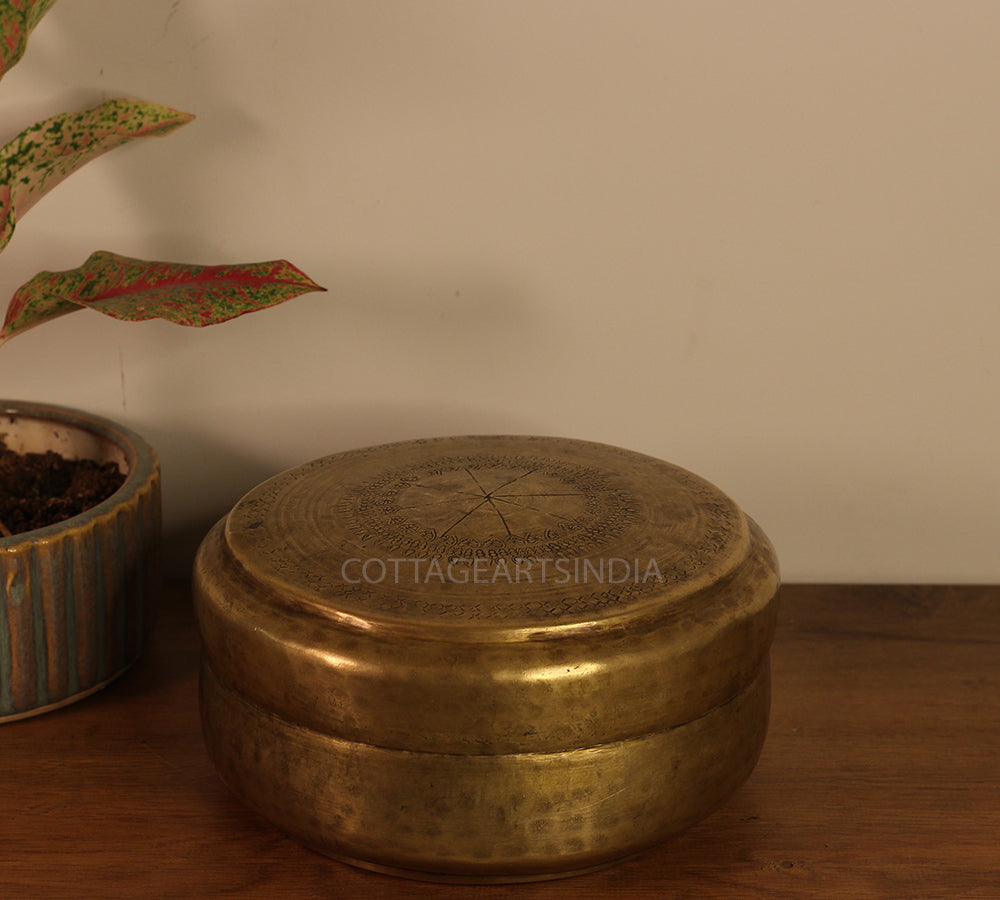 Brass Chapati Box