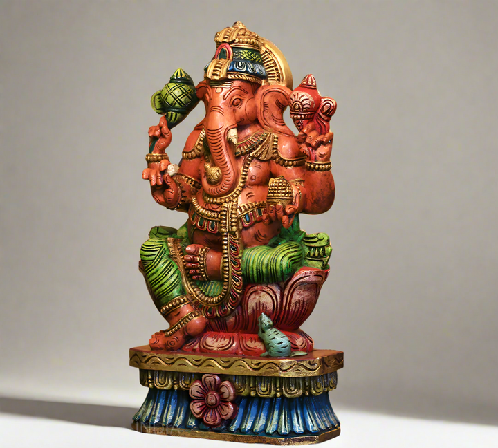 Wooden Ganesh 24"