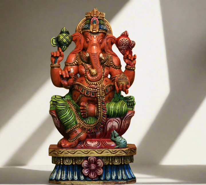 Wooden Ganesh 24"