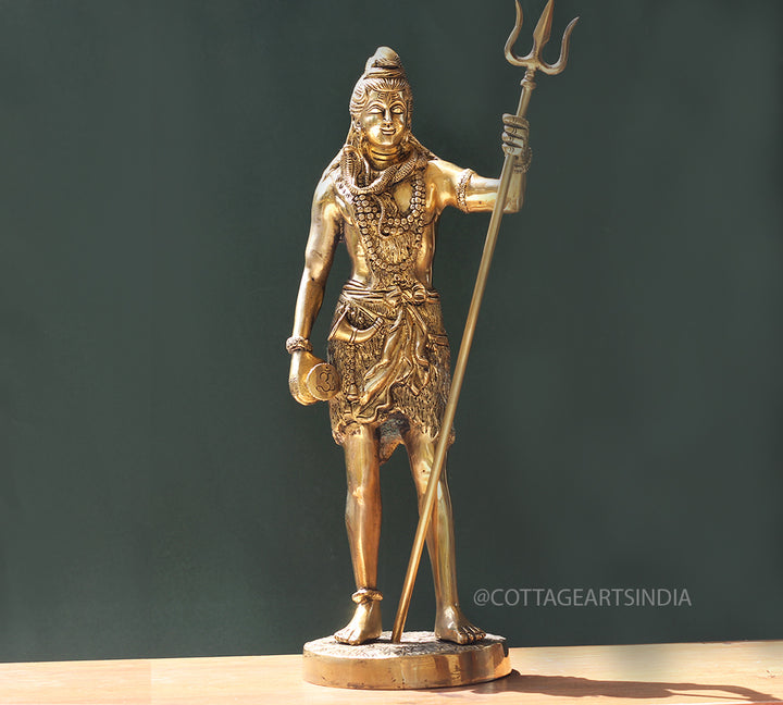 Brass Shiva Standing 22"