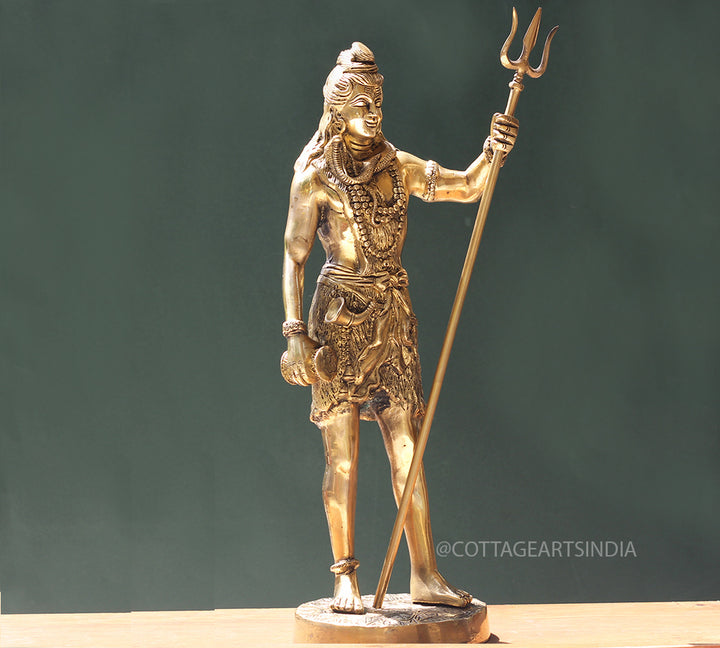 Brass Shiva Standing 22"