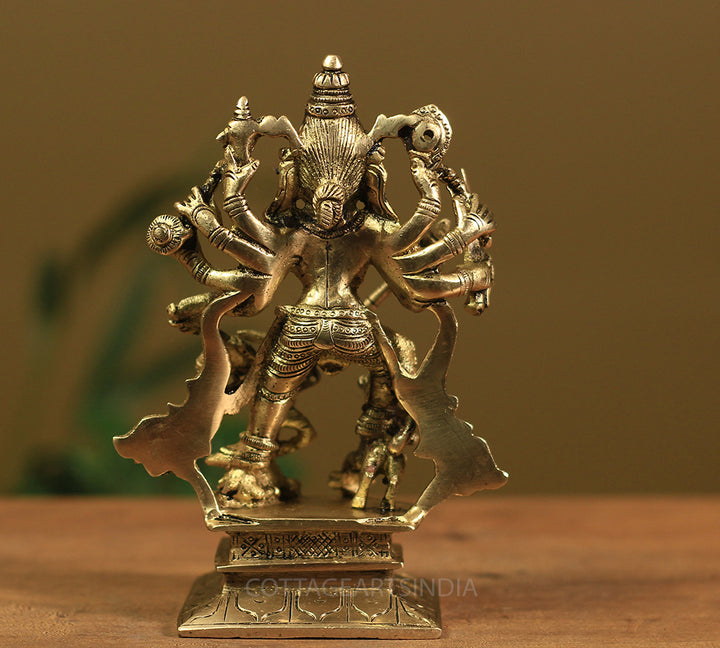 Brass Durga Mahishasura Mardini