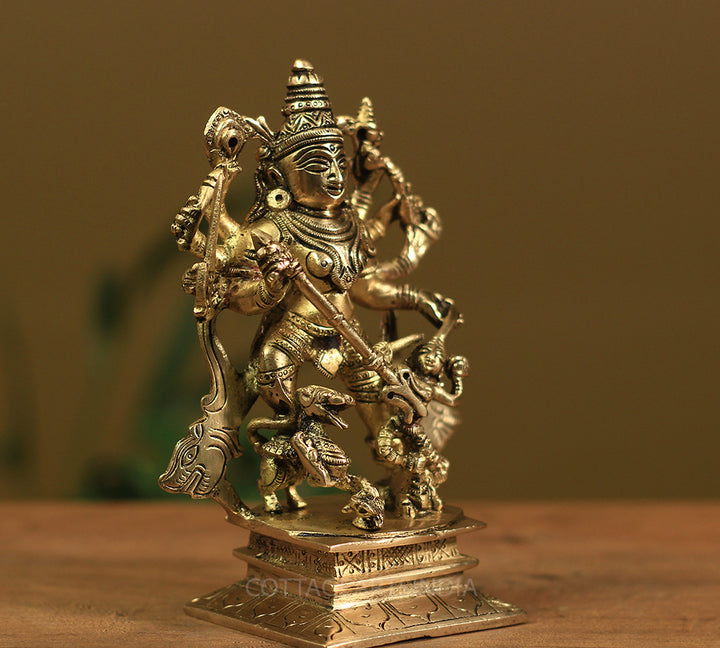 Brass Durga Mahishasura Mardini