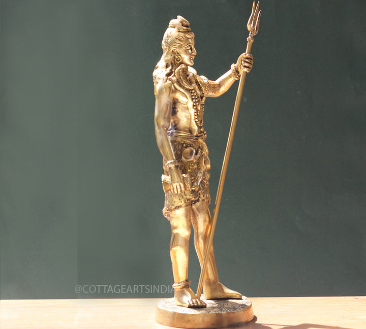 Brass Shiva Standing 22"