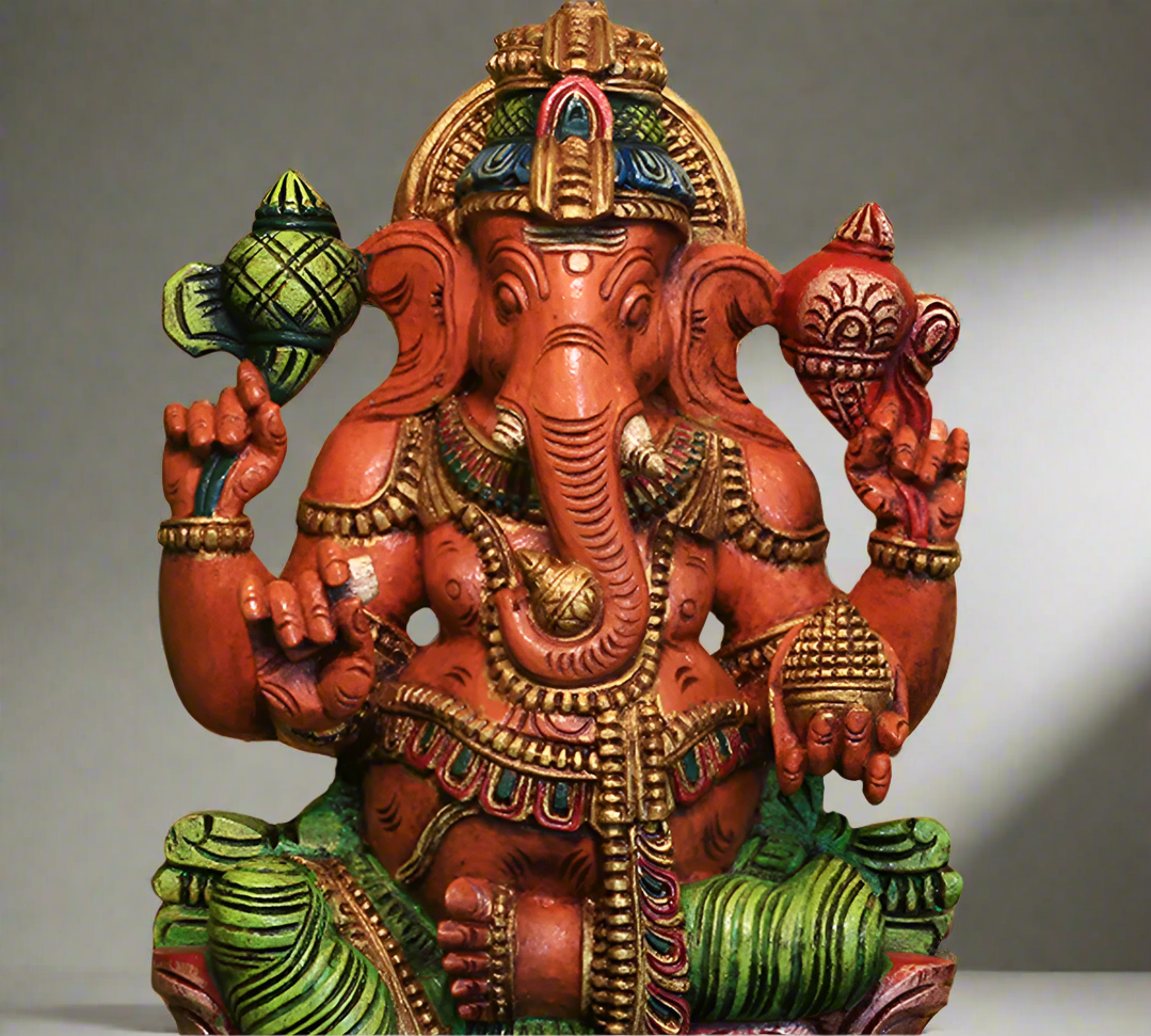 Wooden Ganesh 24"