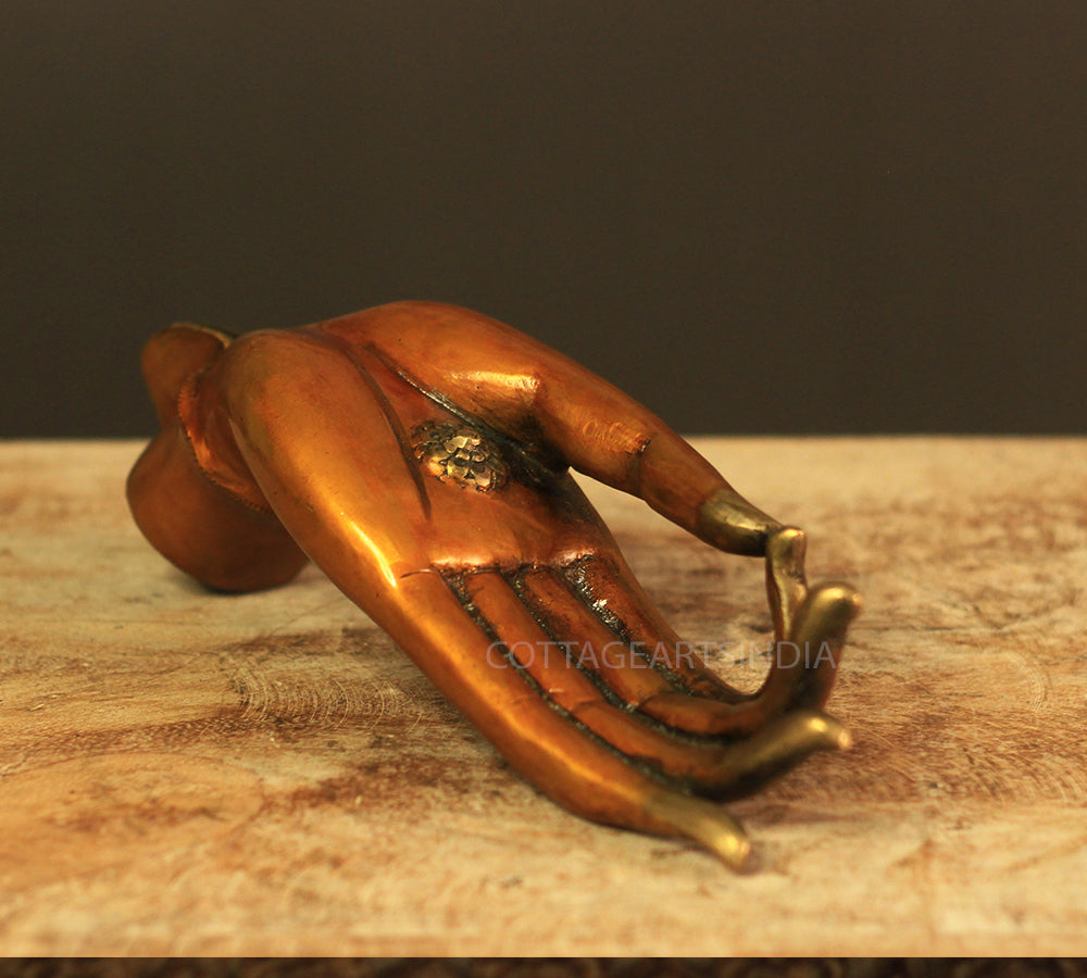 Brass Buddha Hand Table Decor