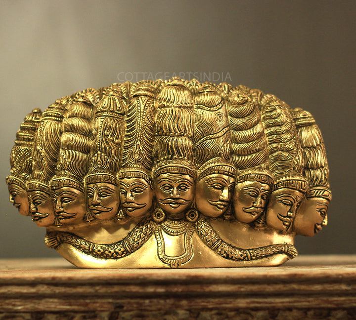 Brass 10 Headed  Ravana and Mandodri