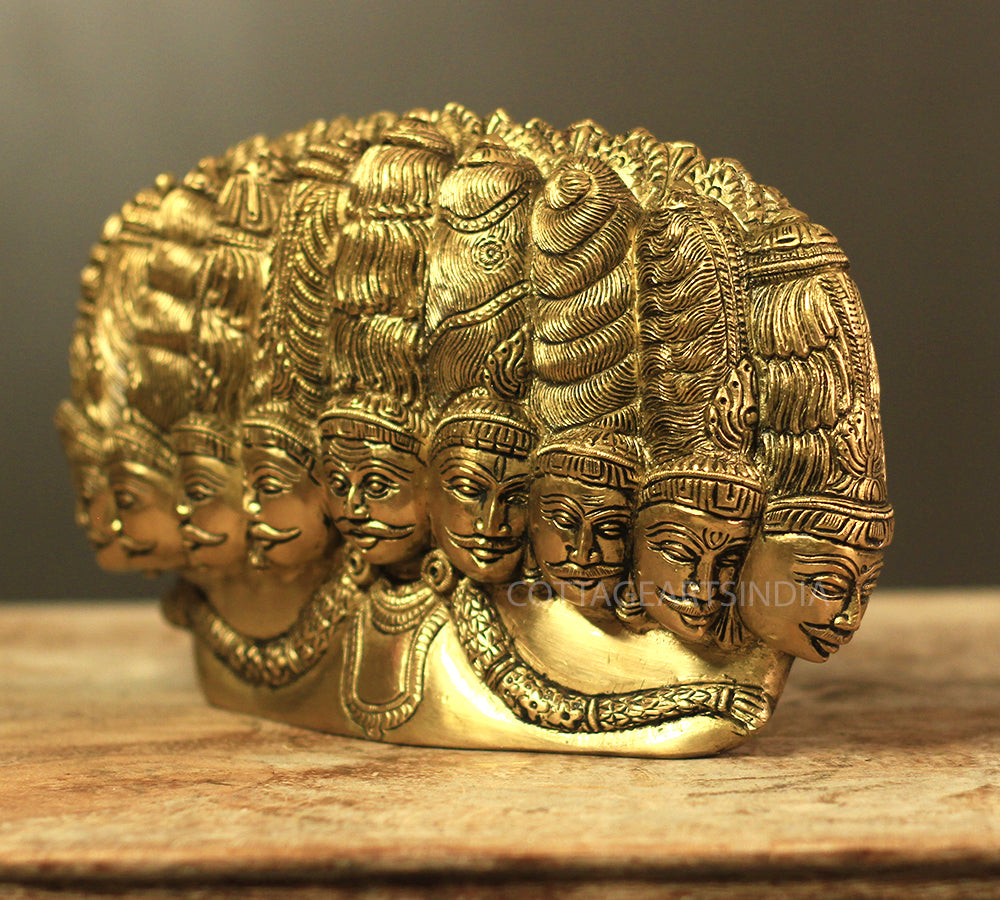 Brass 10 Headed  Ravana and Mandodri