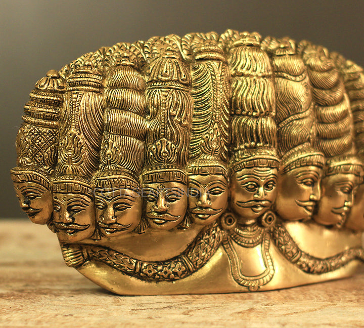 Brass 10 Headed  Ravana and Mandodri