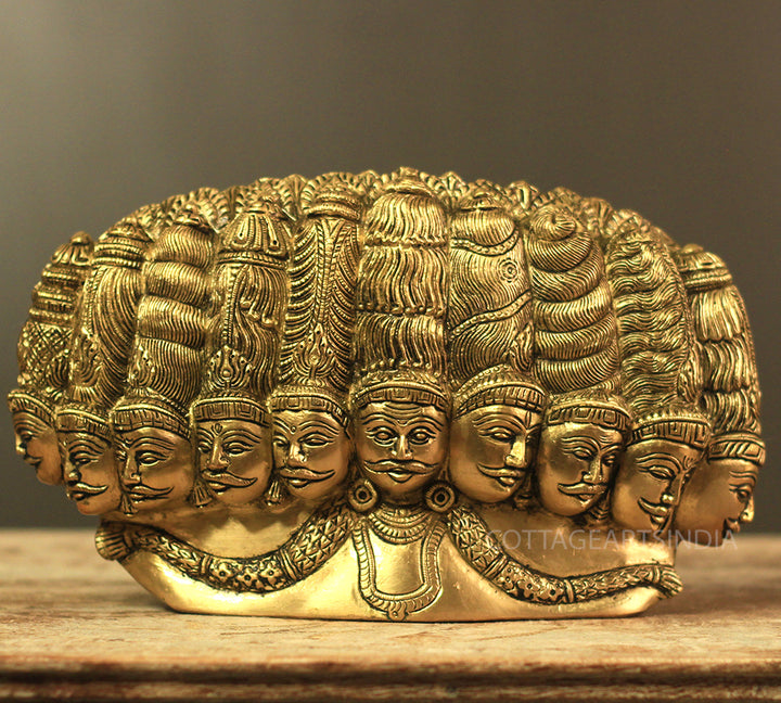 Brass 10 Headed  Ravana and Mandodri