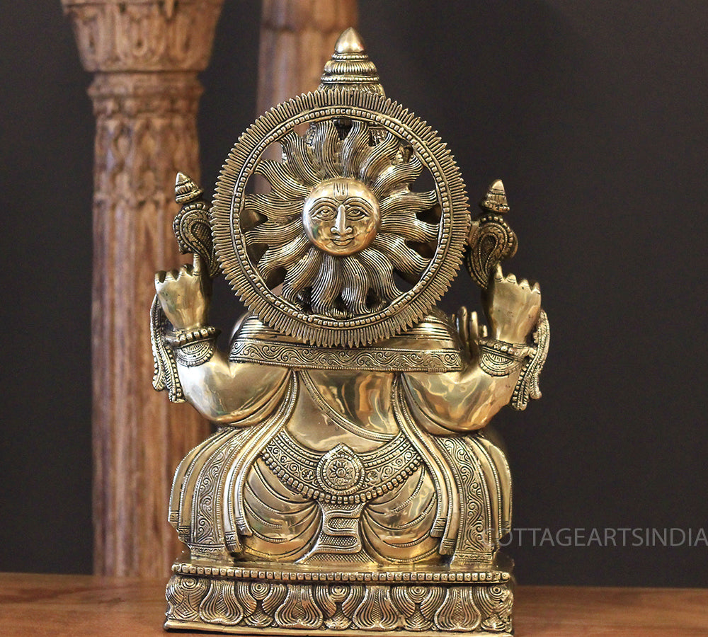 Brass Ganesh SuperFine 19"