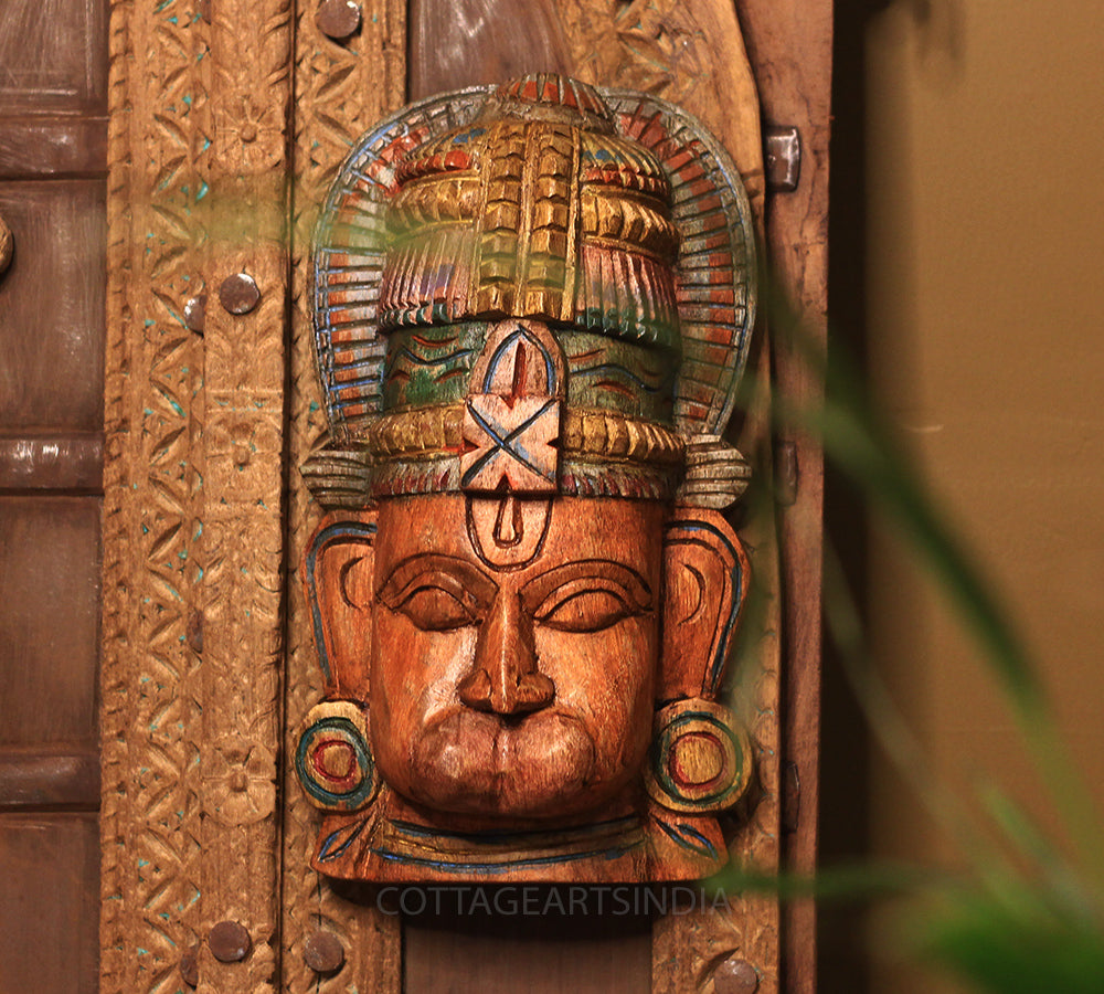 Wooden Hanuman Mask