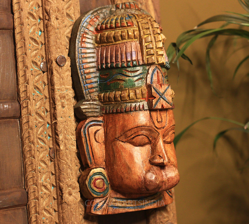 Wooden Hanuman Mask