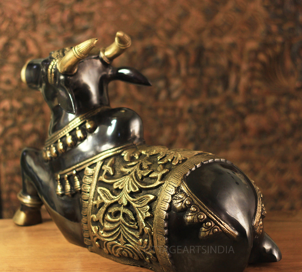 Brass Nandi Carving Work 20"