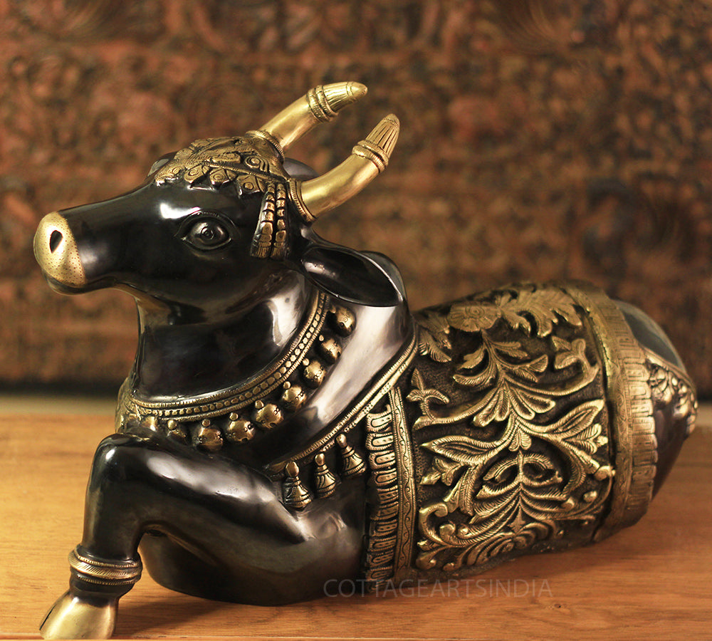 Brass Nandi Carving Work 20"