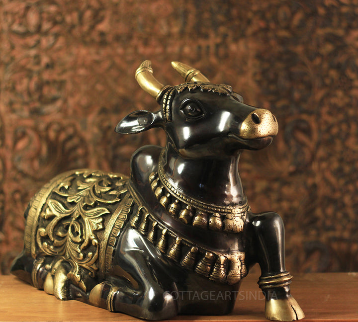 Brass Nandi Carving Work 20"