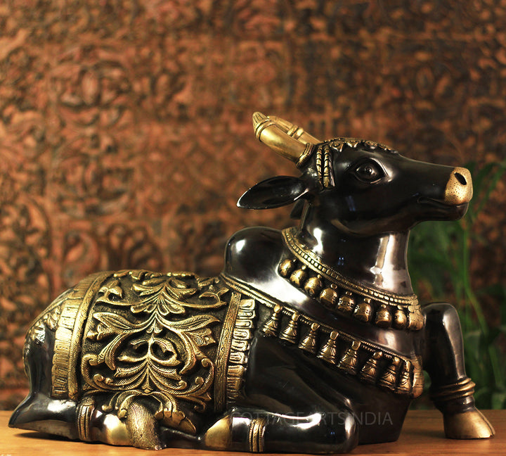 Brass Nandi Carving Work 20"